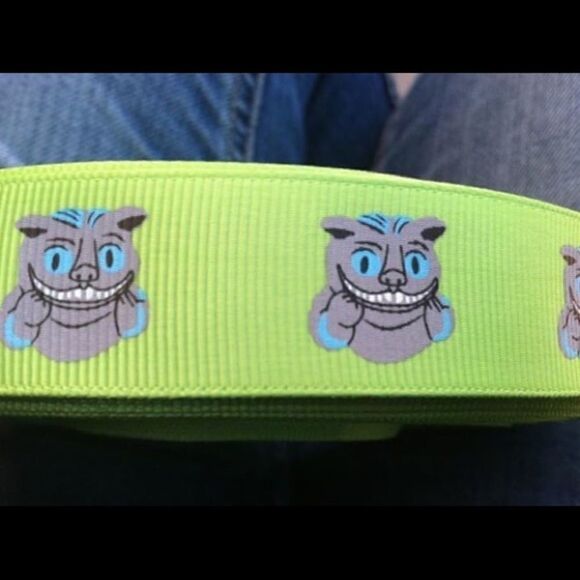 Grosgrain Ribbon 7/8” 5 yards 5/$20 Cheshire Cat - Picture 2 of 3